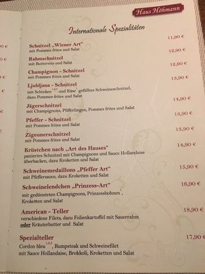Menu photo 4 Haus Höhmann Sprockhövel, NW
