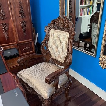 Parker’s Upholstery - Chair #2. Stunning work!! - Furniture Reupholstery Near Me - Hixson, Tennessee Parker’s Upholstery - Chair #2. Stunning work!! - Furniture Reupholstery Near Me - Hixson, Tennessee
