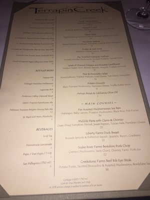 Menu photo 8 Terrapin Creek Cafe & Restaurant Bodega Bay, CA Menu photo 8 Terrapin Creek Cafe & Restaurant Bodega Bay, CA