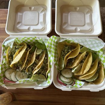 Flying Fist Tacos - 5 carnitas and 5 barbacoa - Tacos Near Me - Hanalei, Hawaii Flying Fist Tacos - 5 carnitas and 5 barbacoa - Tacos Near Me - Hanalei, Hawaii