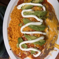 Taqueria Dalhart #2 - Smothered burrito with steak