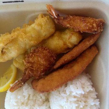 Island Fish & Chips - chicken strips, tempura fish, coconut shrimp, with dipping sauces and coleslaw - Seafood Near Me - Waikoloa, Hawaii