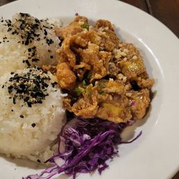 Korean fried chicken entree