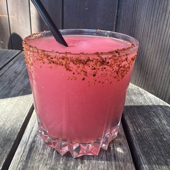 La Lucha - La Lucha margarita with Tajín rim - Seafood Near Me - Houston, Texas