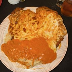 Mundi's Italian Restaurant - Chicken Parmigiana with vodka sauce