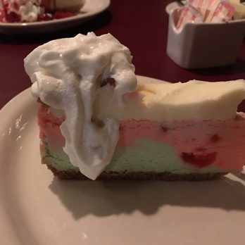 Coratti's On Main - Spumoni cheesecake.  Tasty - Italian Near Me - Milford, Michigan
