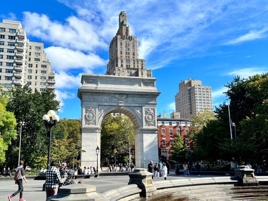 Washington Square Arch by null