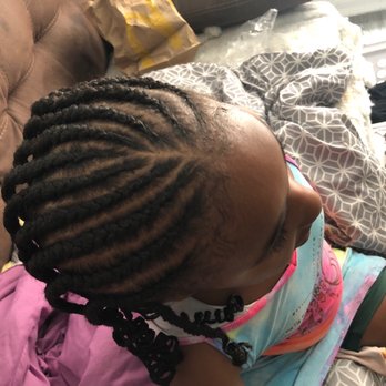 African Profile Braids - My five yr old - Hair Extensions Near Me - Houston, Texas