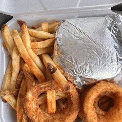 Cook Out - Burger tray- perfect onion rings