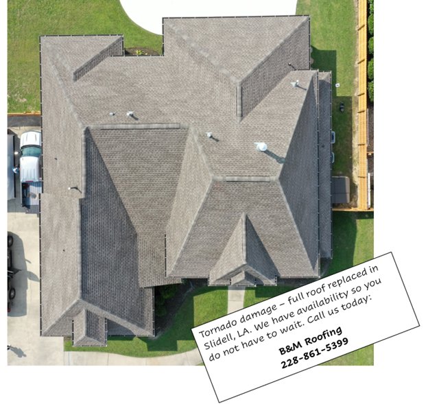 Slide of B & M Roofing