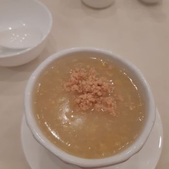 Graceful Vegetarian Restaurant - Freshly shucked corn jjeok (congee) topped with mock ham. Exceptional. - Vegetarian Near Me - Toronto, Ontario Graceful Vegetarian Restaurant - Freshly shucked corn jjeok (congee) topped with mock ham. Exceptional. - Vegetarian Near Me - Toronto, Ontario