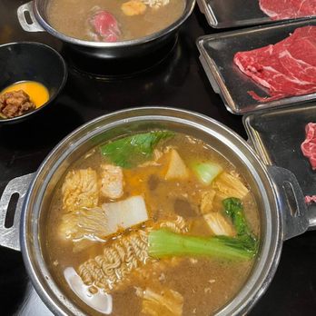 Shabuya - Miso (top), Spicy Miso (bottom) - Soup Near Me - Milpitas, California Shabuya - Miso (top), Spicy Miso (bottom) - Soup Near Me - Milpitas, California