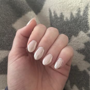 Pro Nails & Spa - Gel acrylic with chrome for wedding - Nail Salons Near Me - Ann Arbor, Michigan