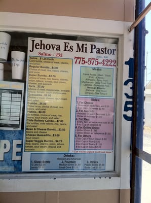 Menu photo 3 Jehova Es Mi Pastor Fernley, NV Menu photo 3 Jehova Es Mi Pastor Fernley, NV