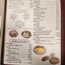 Three Brothers Restaurant - Menu breakfast