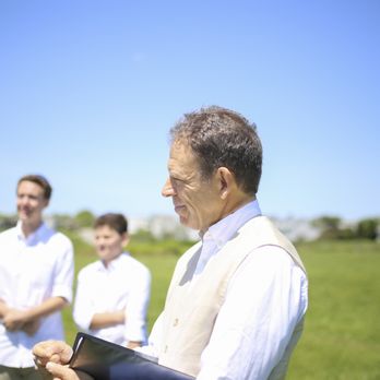 Allan Millora Photography - Our officiant - Ken Hahn, amazing! - Event Photography Near Me - Newport, Rhode Island