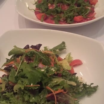 Mo Bros - Beef carpaccio with rocket (far side). Insalata mista (rocket,  feta, avocado and cranberry salad, I think!) - Italian Near Me - Hong Kong, HK