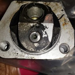 Head of bolt sheared off...still in cylinder head Head of bolt sheared off...still in cylinder head