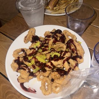 Flipside Burgers and Bar - Glazed Calamari - Burgers Near Me - Milford, Connecticut Flipside Burgers and Bar - Glazed Calamari - Burgers Near Me - Milford, Connecticut