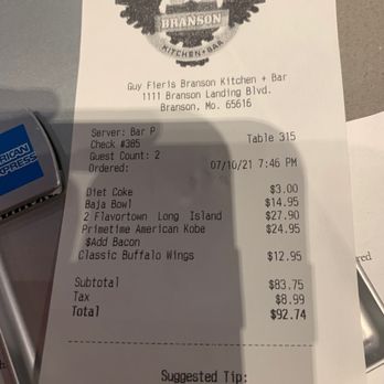Guy Fieri's Branson Kitchen + Bar - Bars Near Me - Branson, Missouri