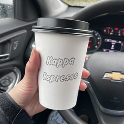 Kappa Espresso - 12oz latte. Super nice owner/barista!