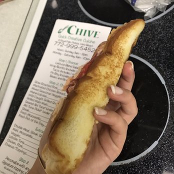 Chive - $22 New England lobster roll ... on a piece of white bread the size of my hand  what a joke - Salad Near Me - Vero Beach, Florida