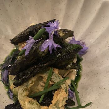 Rose's Luxury - Jumbo green asparagus & pineapple aioli - New American Near Me - Washington, DC, District of Columbia