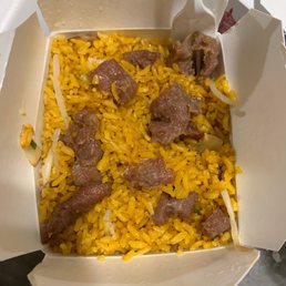 Raw Beef Fried Rice