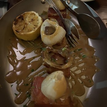 Metropolitan Grill - Thick Cut Caramel Bacon - American Near Me - Seattle, Washington Metropolitan Grill - Thick Cut Caramel Bacon - American Near Me - Seattle, Washington