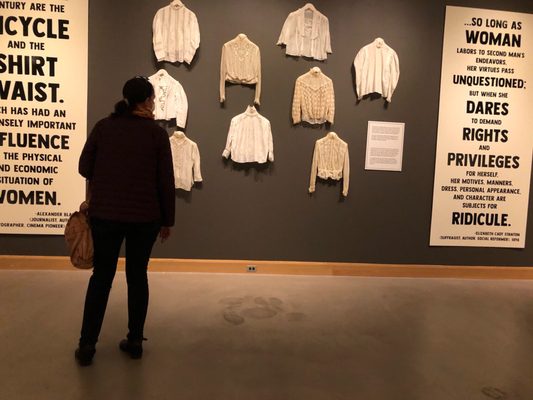 Photo of Allentown Art Museum - Allentown, PA, US. Shortwaist fashion was a huge representation of the suffrage movement