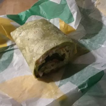 Subway - Turkey, bacon, guacamole on spinach wrap - Sandwiches Near Me - Stockton, California Subway - Turkey, bacon, guacamole on spinach wrap - Sandwiches Near Me - Stockton, California