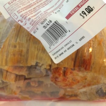 Supermercado Gonzalez - Red tamales! A little salty for me but delicious! 12 for $9 - Grocery Near Me - Waukegan, Illinois