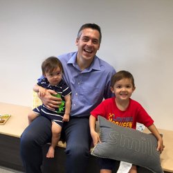 Encinitas Pediatric Dentistry - Dr. Spencer and two happy patients!