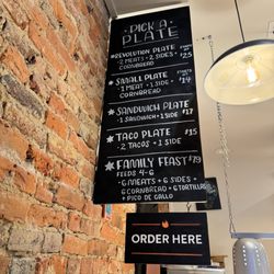 Revolution Barbeque - Menu