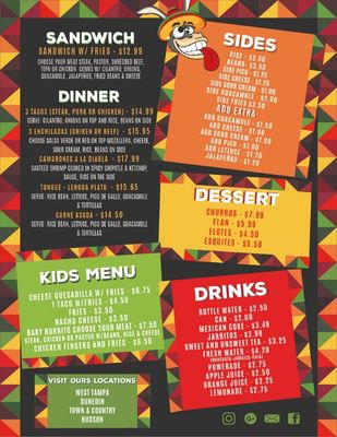 Menu photo 5 Crazy Burrito Authentic Mexican Grill Tampa, FL
