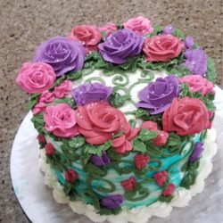 Birdseed Bakery - Chocolate cake with raspberry jam filling Cake was delivered