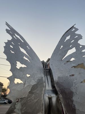 Mothman Statue and Marker by null