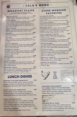 Menu photo 6 Lala's Waffles Crepes Shakes Indio, CA Menu photo 6 Lala's Waffles Crepes Shakes Indio, CA