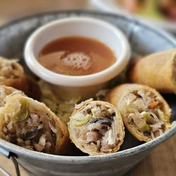 SEA Noodle Bar - Taro crispy rolls