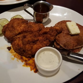 Yard House - Spicy fried chicken with sweet potato pancakes - New American Near Me - Palmdale, California Yard House - Spicy fried chicken with sweet potato pancakes - New American Near Me - Palmdale, California