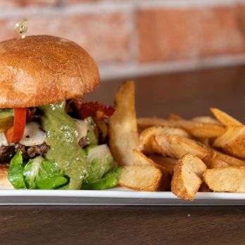 The Saddle - T-Town Burger-Pepper jack cheese, avocado sauce, bacon, cherry bell peppers, lettuce brioche - Salad Near Me - Tucson, Arizona The Saddle - T-Town Burger-Pepper jack cheese, avocado sauce, bacon, cherry bell peppers, lettuce brioche - Salad Near Me - Tucson, Arizona