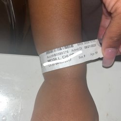 Inspira Health Center Woodbury - My daughters risk band from inspira-Again this is how they treated a 5year old with breathing problems.