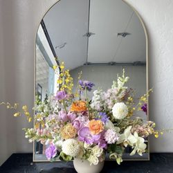 The Purple Tulip - Yellow purples pastels
