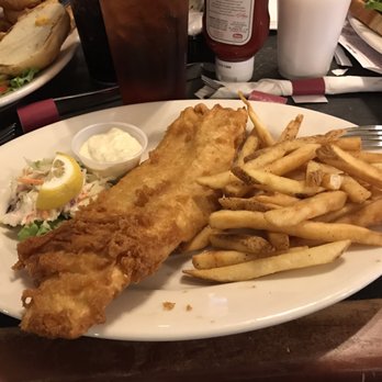 Cleveland Draft House - Garner - "Small" order of Fish and Chips! Best value around at $7.99 Fresh made cod. - Burgers Near Me - Garner, North Carolina Cleveland Draft House - Garner - "Small" order of Fish and Chips! Best value around at $7.99 Fresh made cod. - Burgers Near Me - Garner, North Carolina