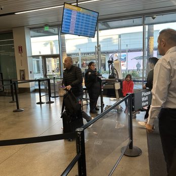 Long Beach Airport - LGB - TSA Pre Check Line - Airports Near Me - Long Beach, California