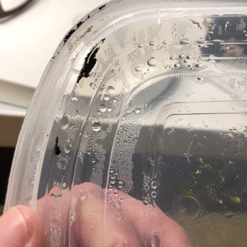 Lime Leaf - Disgusting black grease on the inside of the lid. - Thai Near Me - Weymouth, Massachusetts