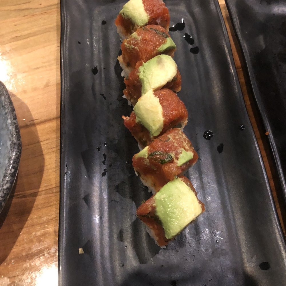 Sushi Hero - Tiger roll (missing two pieces. Couldn't wait) - Sushi Bars Near Me - Henderson, Nevada Sushi Hero - Tiger roll (missing two pieces. Couldn't wait) - Sushi Bars Near Me - Henderson, Nevada