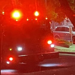 7-Eleven - Fire department arrives after an incident