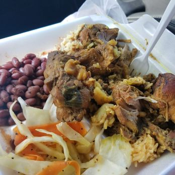 Charles' Kitchen - Curry chicken  red beans and cabbage - Caribbean Near Me - Henrico, Virginia