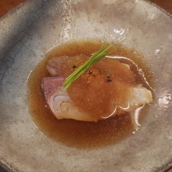 Tetsu Sushi Bar - Medai Yu-an Yaki (pacific barrelfish marinated in sake & soy sauce) - Japanese Near Me - Vancouver, British Columbia Tetsu Sushi Bar - Medai Yu-an Yaki (pacific barrelfish marinated in sake & soy sauce) - Japanese Near Me - Vancouver, British Columbia